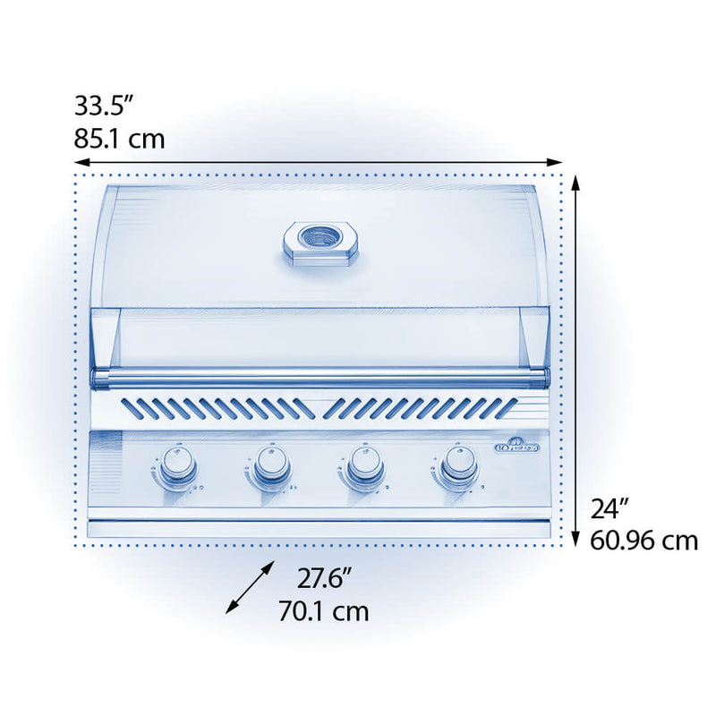 Load image into Gallery viewer, Built-In 500 Series 32 Grill Head (Natural Gas)
