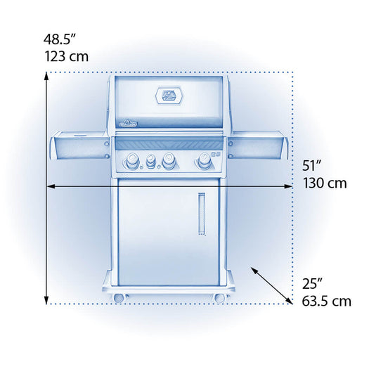 Rogue® XT 425 SIB with Infrared Side Burner (Propane)