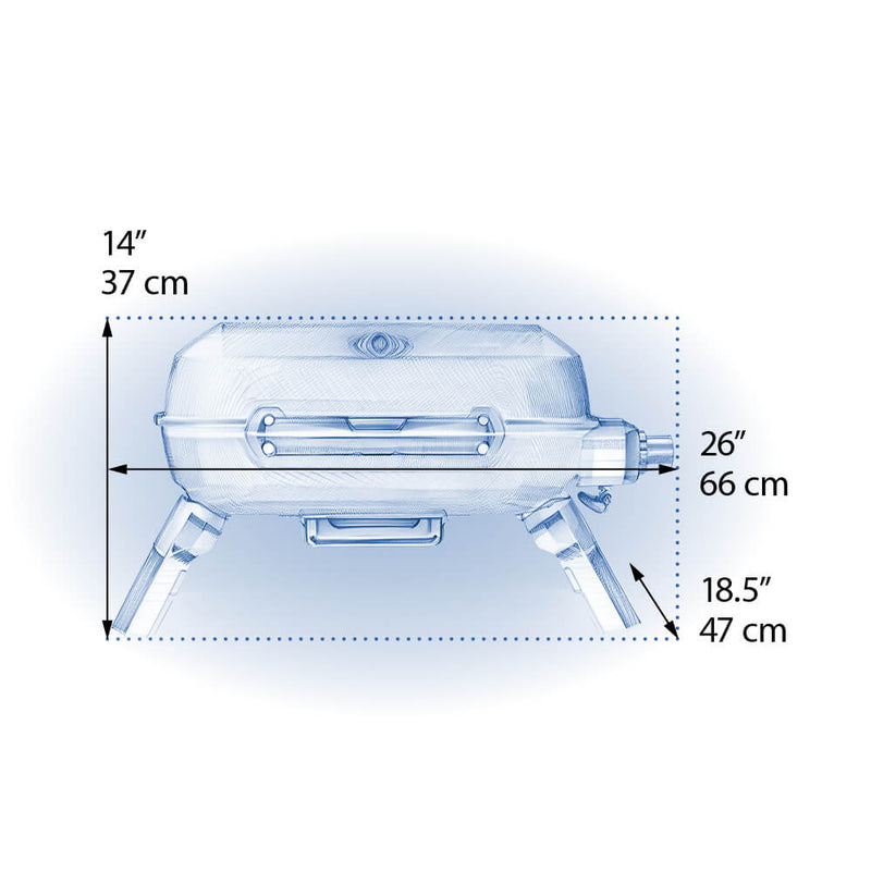 Load image into Gallery viewer, TravelQ™ 240 Portable Gas Grill
