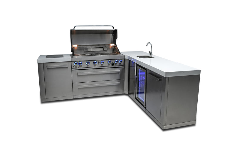 Load image into Gallery viewer, Mont Alpi 805 Island with a 90 Degree Corner and Beverage Center
