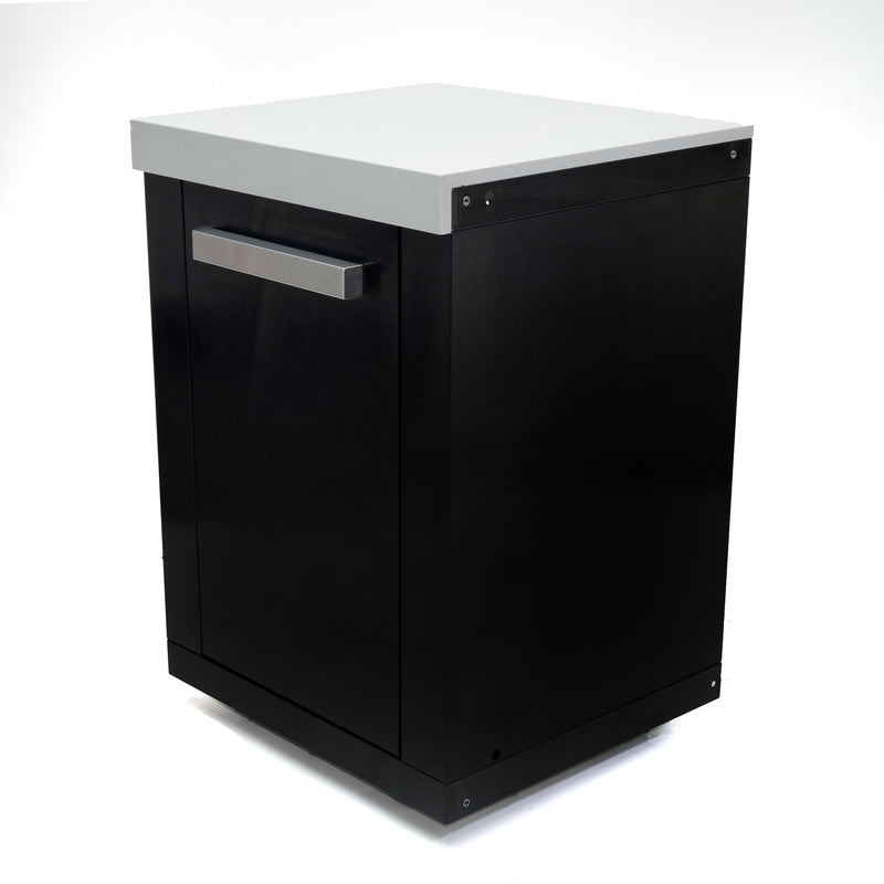 Load image into Gallery viewer, Mont Alpi Black Stainless Steel Extra Storage Cabinet
