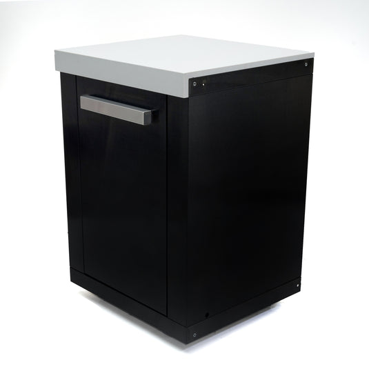 Mont Alpi Black Stainless Steel Extra Storage Cabinet