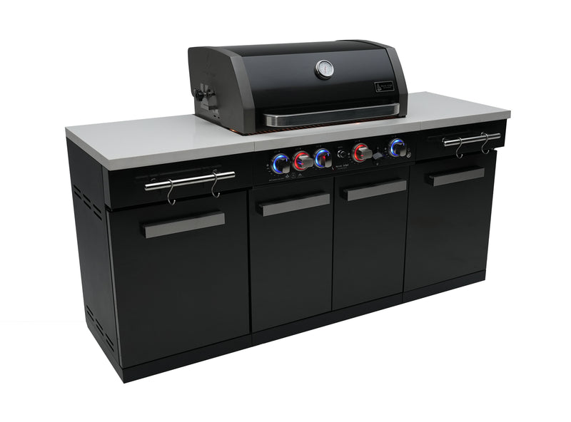 Load image into Gallery viewer, Mont Alpi 957 Island in black stainless steel

