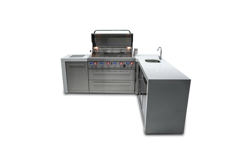 Load image into Gallery viewer, Mont Alpi 805 Deluxe Island with a 90 Degree Corner and Beverage Center
