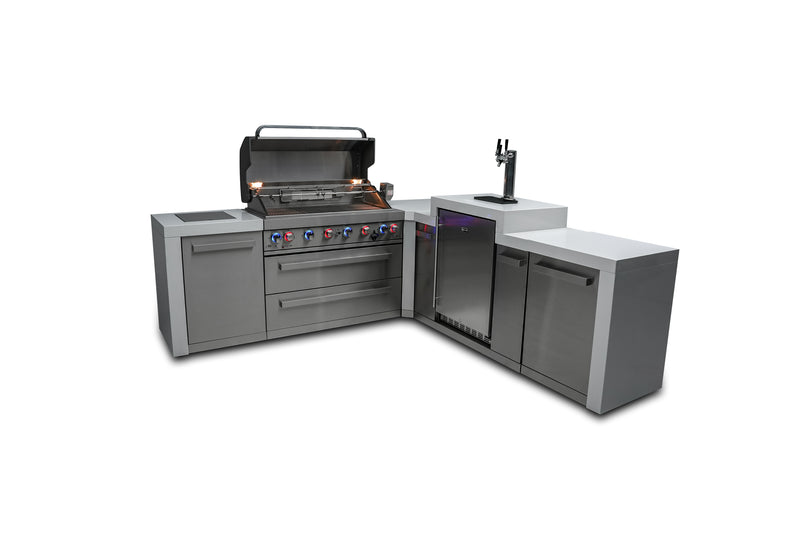 Load image into Gallery viewer, Mont Alpi 805 Deluxe Island with a 90 Degree Corner and Kegerator
