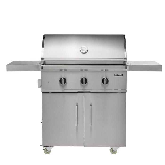 Load image into Gallery viewer, Coyote C-Series 34&quot; Grill on Cart - C3C34+C3C34CT
