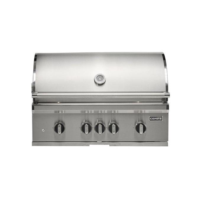 Load image into Gallery viewer, Coyote SL-Series 36&quot; Built-In Gas Grill with Sear Zone &amp; Rotisserie - C3SL36
