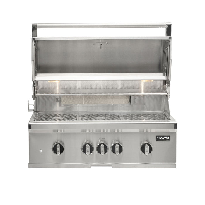Load image into Gallery viewer, Coyote SL-Series 36&quot; Built-In Gas Grill with Sear Zone &amp; Rotisserie - C3SL36
