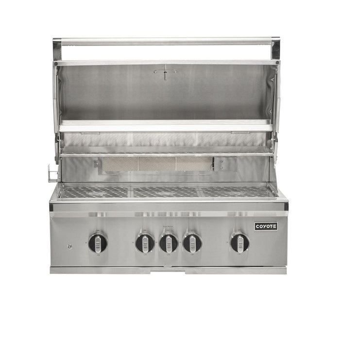 Load image into Gallery viewer, Coyote SL-Series 36&quot; Built-In Gas Grill with Sear Zone &amp; Rotisserie - C3SL36

