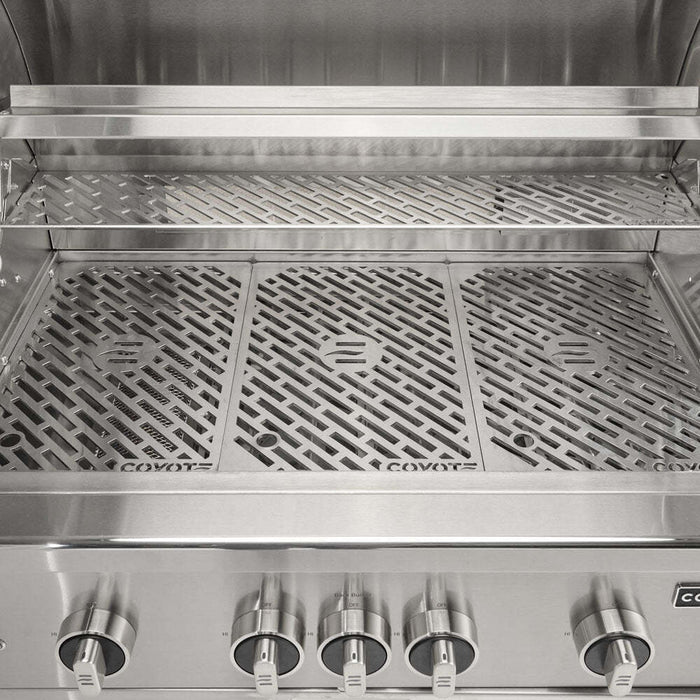 Load image into Gallery viewer, Coyote SL-Series 36&quot; Gas Grill on Cart with Sear Zone &amp; Rotisserie - C3SL36+C3S36CT
