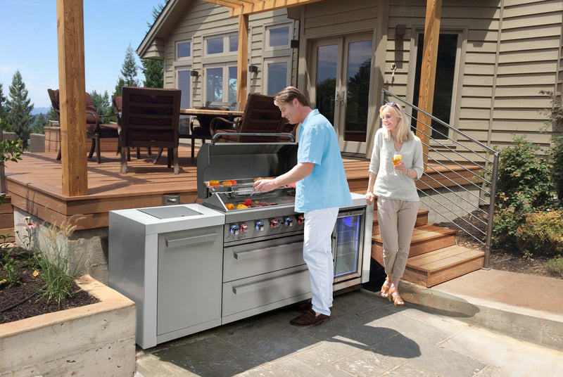 Load image into Gallery viewer, Mont Alpi 805 Deluxe Island with a Fridge Cabinet
