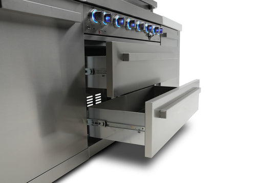 Mont Alpi 400 Deluxe Island with a 90 Degree Corner