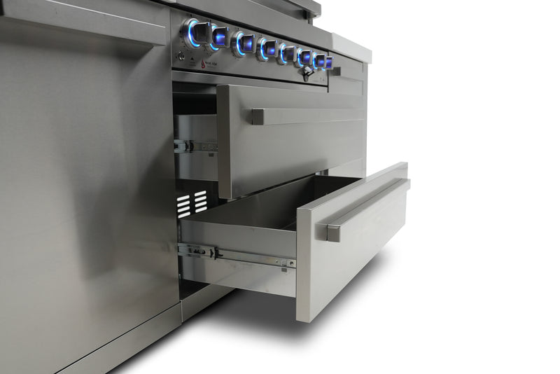 Load image into Gallery viewer, Mont Alpi 805 Deluxe Island with a Fridge Cabinet
