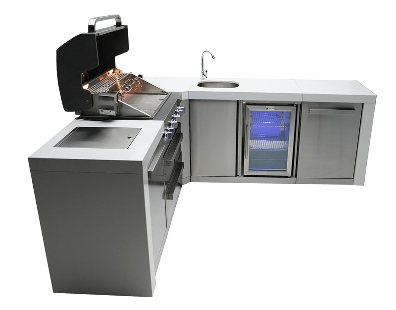 Load image into Gallery viewer, Mont Alpi 400 Deluxe Island with a 90 Degree Corner and Beverage Center
