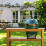 Large Big Green Egg in Acacia Table Package