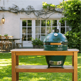Large Big Green Egg in Acacia Table Package