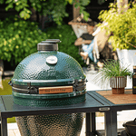 Load image into Gallery viewer, Large Big Green Egg in Modular Nest with Expansion and 3 Acacia Inserts Package
