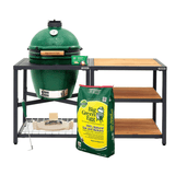 Load image into Gallery viewer, Large Big Green Egg in Modular Nest with Expansion and 3 Acacia Inserts Package
