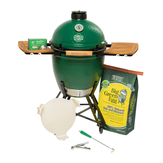 Large Big Green Egg in an intEGGrated Nest+Handler with Mates Package