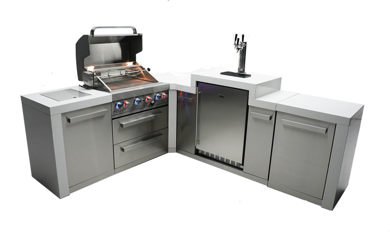 Load image into Gallery viewer, Mont Alpi 400 Deluxe Island with a 90 Degree Corner and Kegerator
