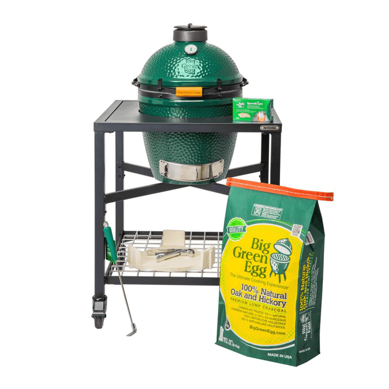 Load image into Gallery viewer, Large Big Green Egg in a Corner Modular Package
