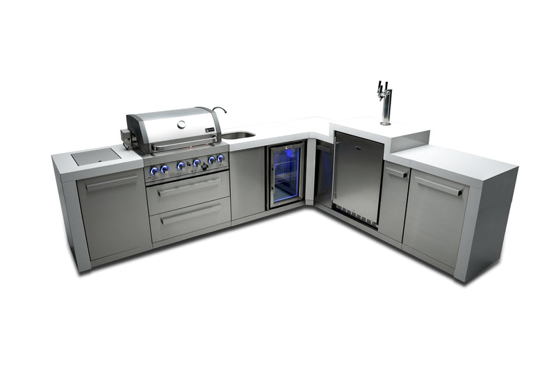 Load image into Gallery viewer, Mont Alpi 400 Deluxe Island with a 90 Degree Corner, Kegerator and Beverage Center
