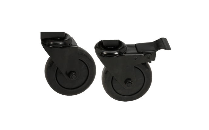 Napoleon Caster Kit - (4 in/10 cm) 1 locking 1 non-locking for Modular Nests, Nests and Wood Tables