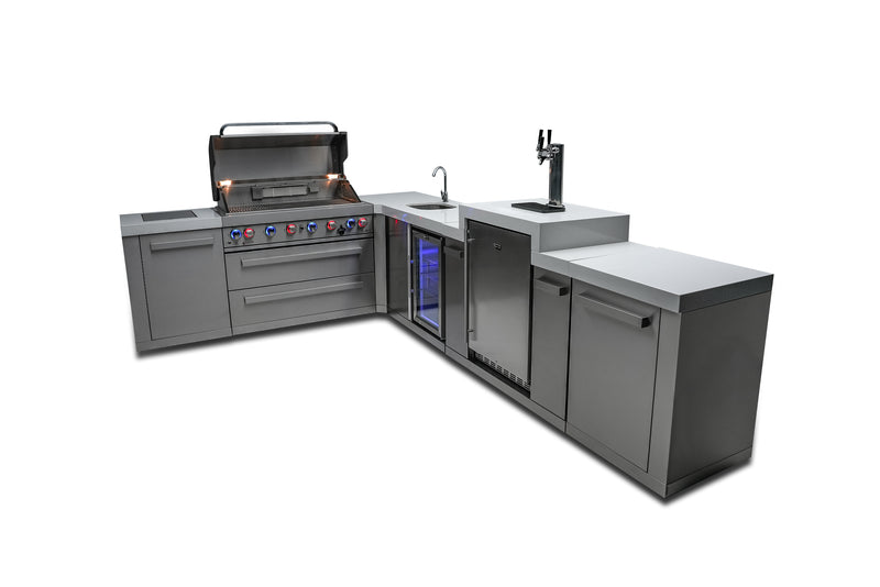 Load image into Gallery viewer, Mont Alpi 805 Island with a 90 Degree Corner, Kegerator and Beverage Center
