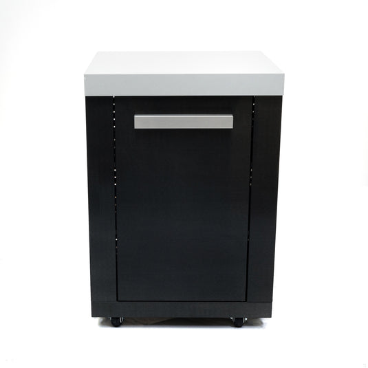 Mont Alpi Black Stainless Steel Extra Storage Cabinet