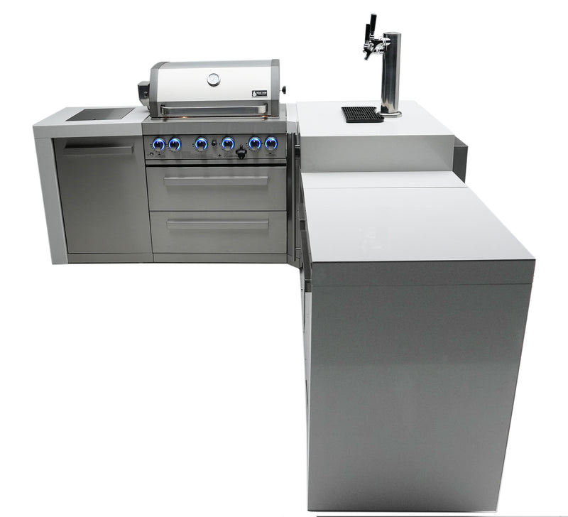 Load image into Gallery viewer, Mont Alpi 400 Deluxe Island with a 90 Degree Corner and Kegerator
