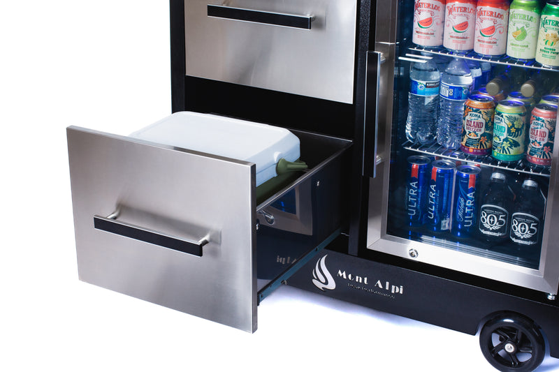 Load image into Gallery viewer, Mont Alpi Large Outdoor Prep Center / Bar Cart
