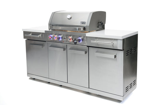 Mont Alpi 957 Island in black stainless steel