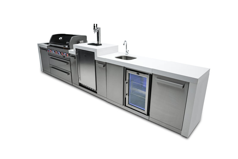 Load image into Gallery viewer, Mont Alpi 805 Deluxe Island with a Kegerator and a Beverage Center
