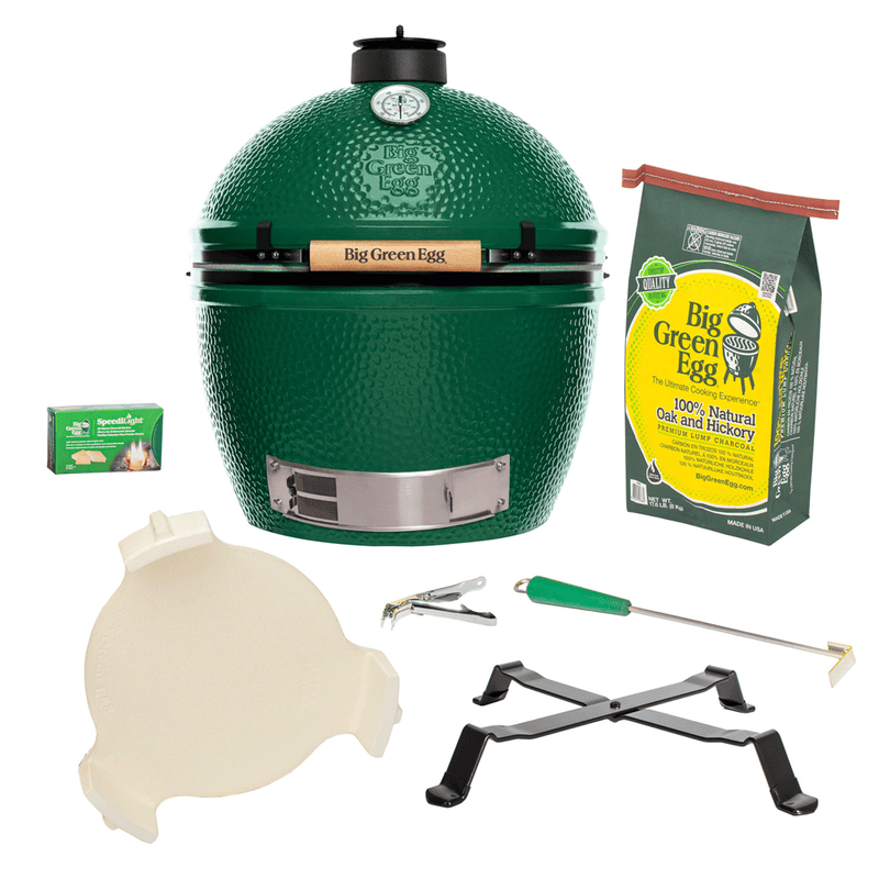 Load image into Gallery viewer, XL Big Green Egg in a Corner Modular Package
