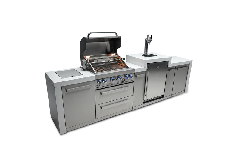 Load image into Gallery viewer, Mont Alpi 400 Deluxe Island with a Kegerator
